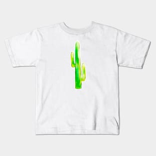 Watercolor Cactus Kids T-Shirt